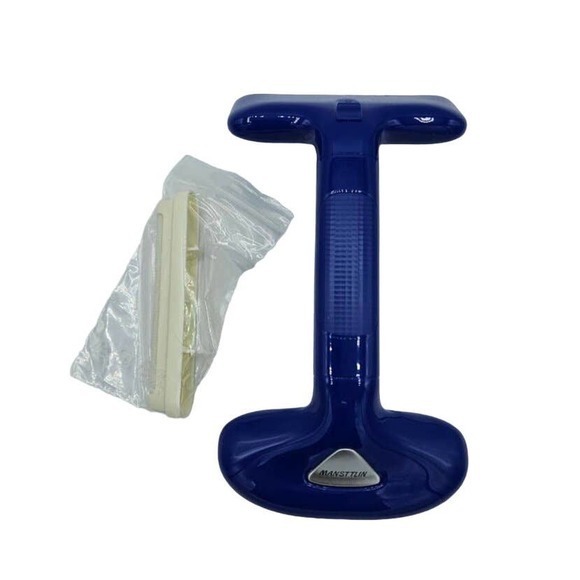 Fabric Shaver/Lint Brush, Battery-Free Lint Remover Fabric Safe Edges, Blue - Picture 5 of 6